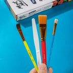 Mont Marte Assorted Paint Brush Pack 26pc for Classroom, Craft & Studio Use
