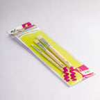 Mont Marte - BMHS0038 - 3pc Brush Set for Acrylic, Watercolour & Beginner Art Projects