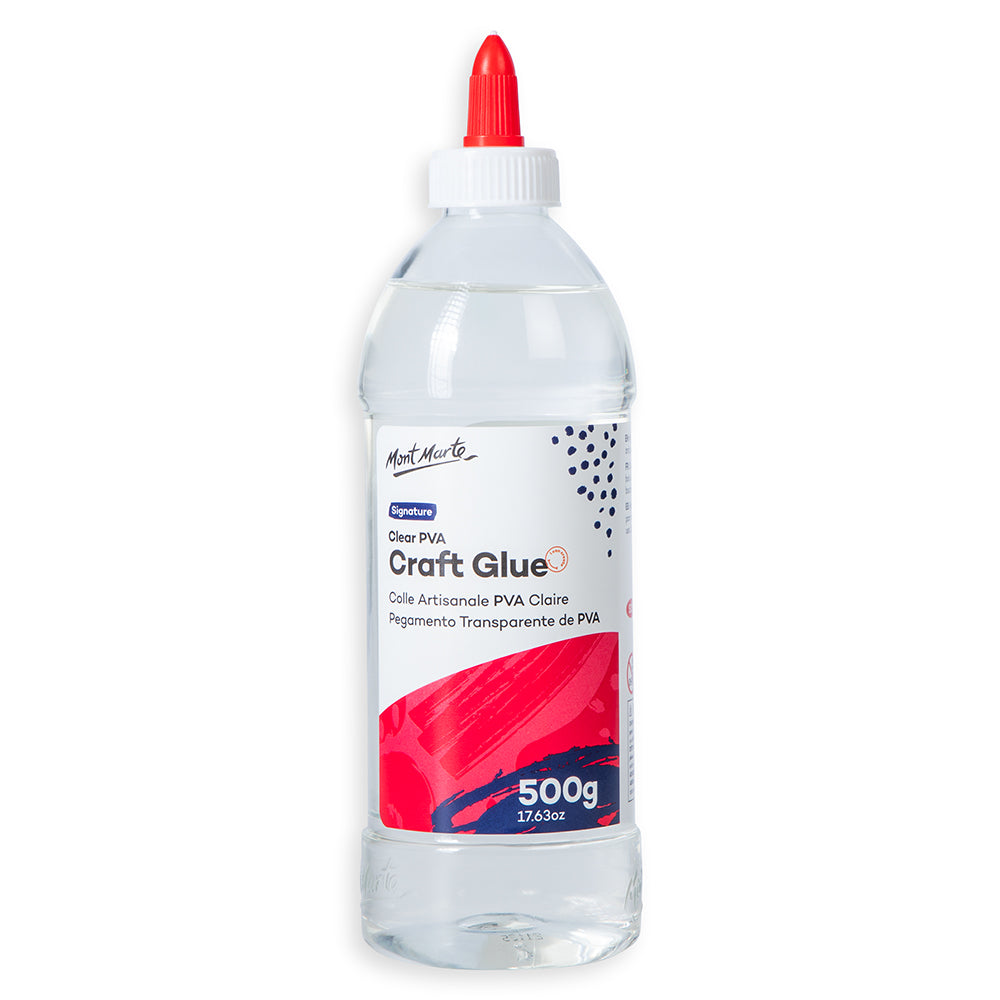Mont Marte Clear PVA Craft Glue 500g - Al Masam Stationery LLC - Glue and Adhesive - Glue and Adhesive