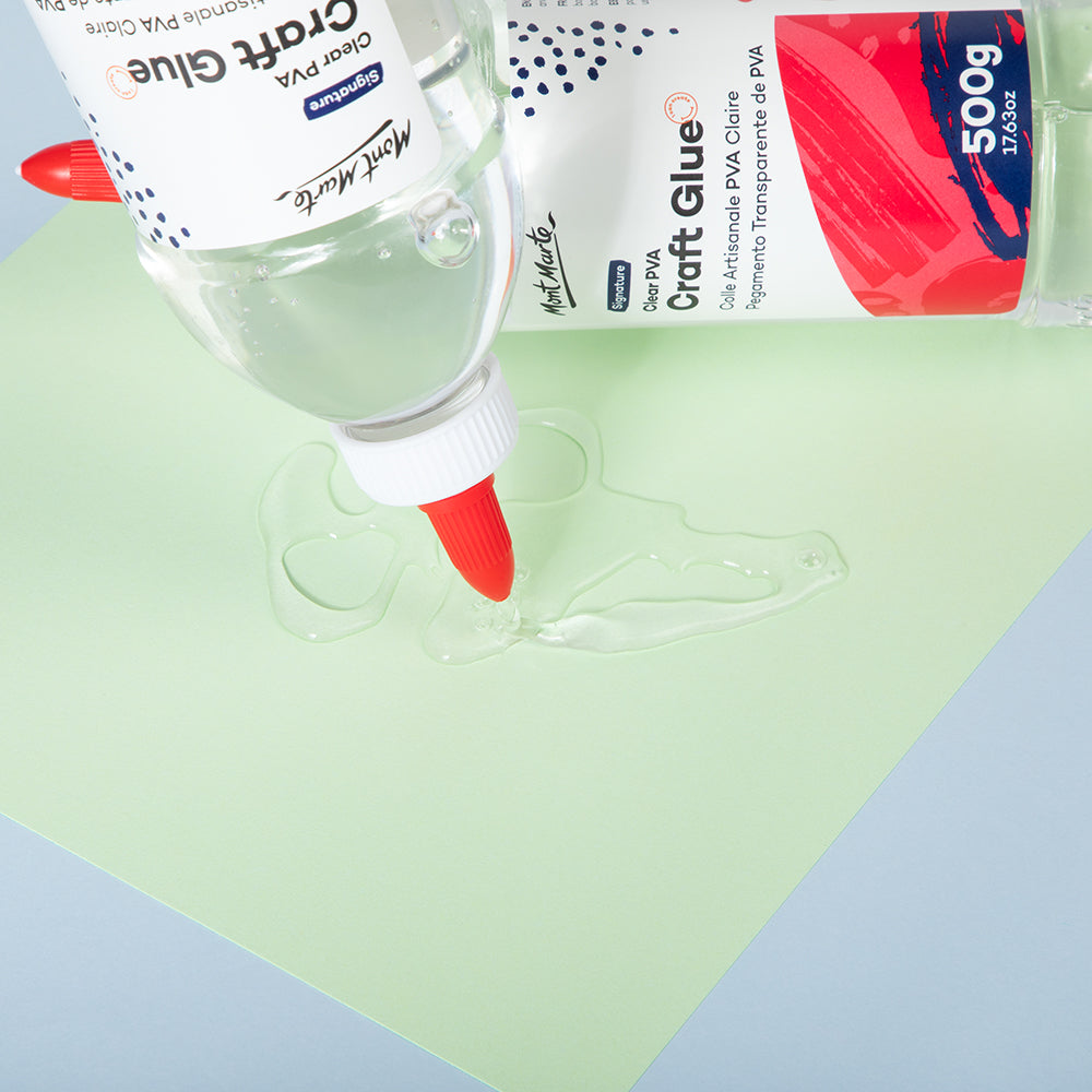 Mont Marte Clear PVA Craft Glue 500g - Al Masam Stationery LLC - Glue and Adhesive - Glue and Adhesive