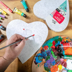 Mont Marte Signature Heart Canvas 30 x 30cm - Al Masam Stationery LLC