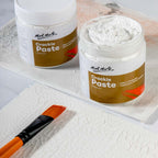 Mont Marte Crackle Paste 250ml for Vintage Texture, Mixed Media & Canvas Effects