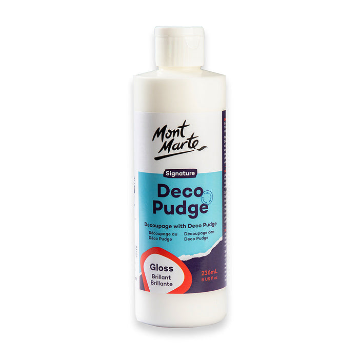 Mont Marte Deco Pudge Gloss 236ml for Decoupage, Paper Crafts & Sealing - Al Masam Stationery LLC - art & craft - art & craft