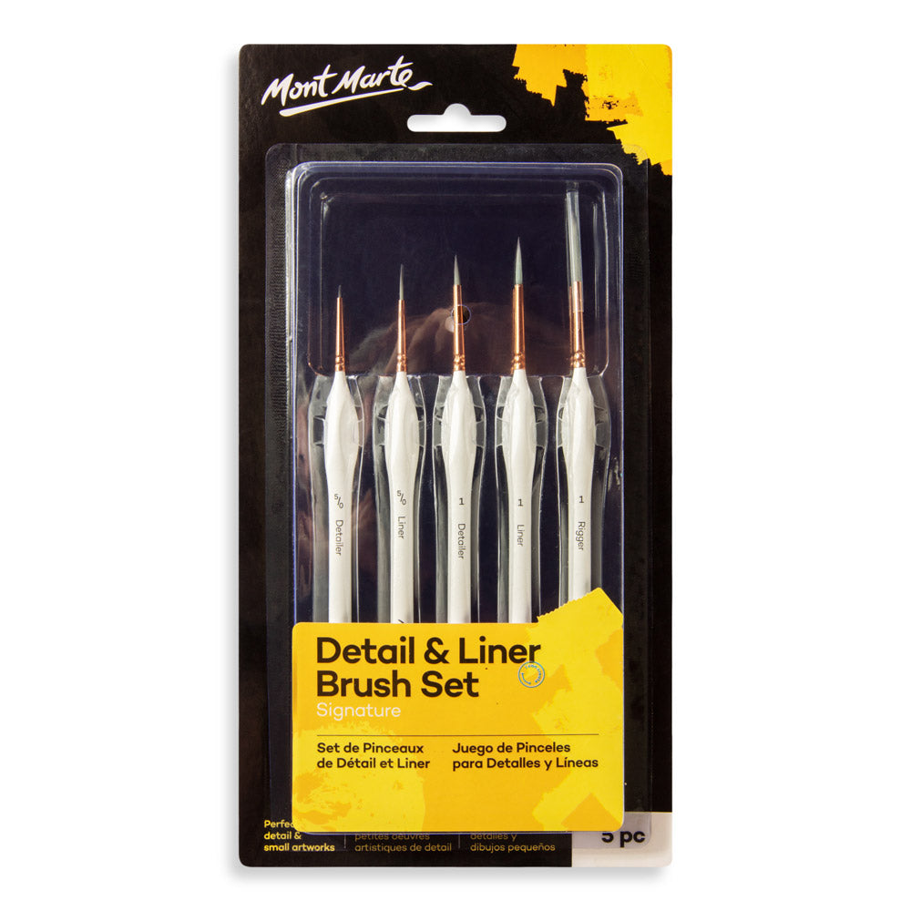 Detail & Liner Brush Set Signature - Al Masam Stationery LLC - art & craft - art & craft