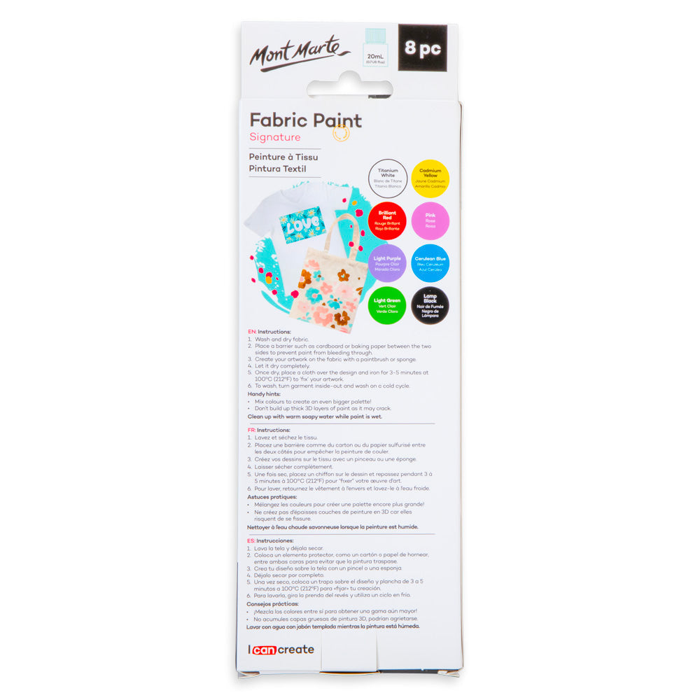 MM Fabric Paint Set 8pc x 20ml - Al Masam Stationery LLC - Fabric Paints - Fabric Paints