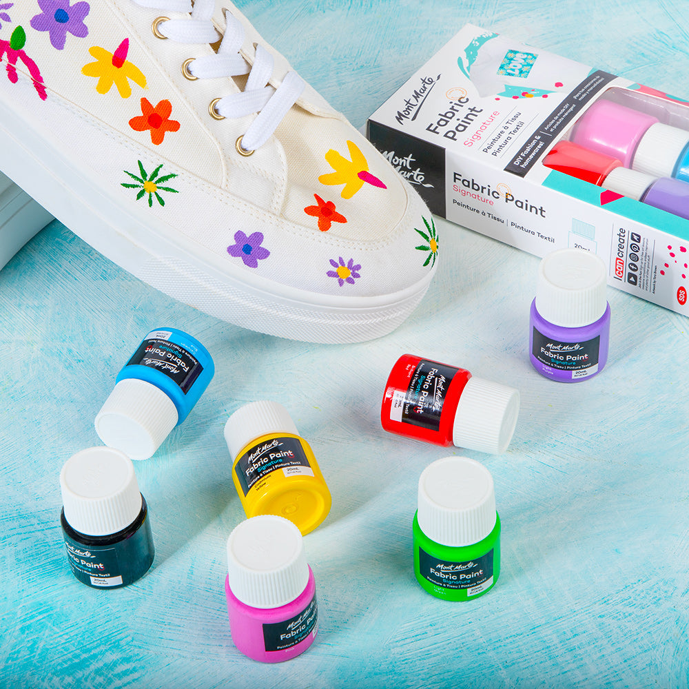 MM Fabric Paint Set 8pc x 20ml - Al Masam Stationery LLC - Fabric Paints - Fabric Paints
