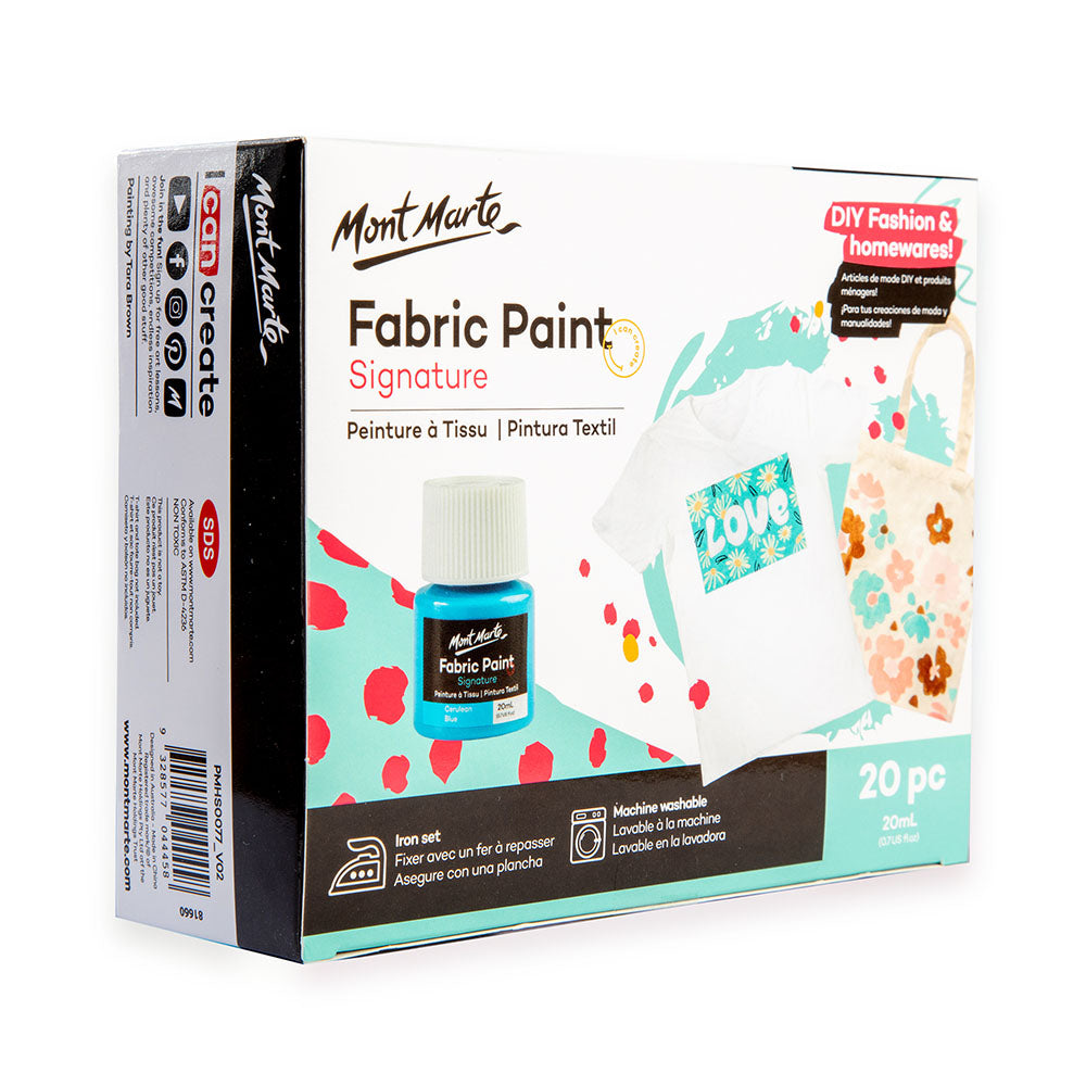 Fabric Paint Signature 20pc x 20ml (0.7oz)