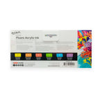 Mont Marte Fluoro Acrylic Ink Set 6pc x 20ml for Pouring, Illustration & Mixed Media Art