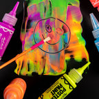 Mont Marte Fluoro Poster Paint Set 6pc x 60ml for Bright Posters, Signs & School Art