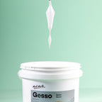 Mont Marte White Gesso Primer 1.89L Tub for Bulk Canvas & Studio Preparation