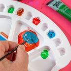 Mont Marte Oval Plastic Palette 34x25cm - Al Masam Stationery LLC - Brushes & Rollers - Brushes & Rollers