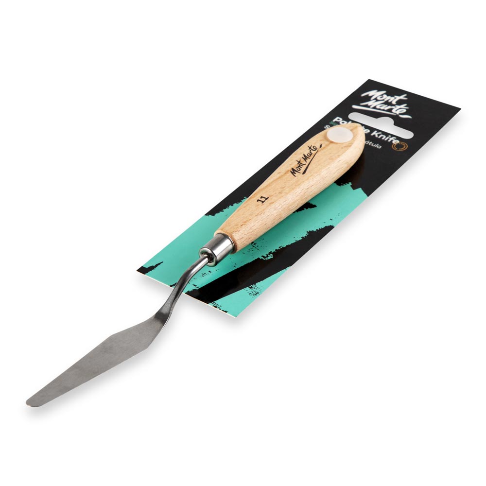 Mont Marte Palette Knife No. 11 Stainless Steel Painting Knife - Al Masam Stationery LLC - Palette Knives - Palette Knives