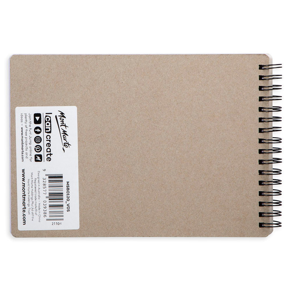 Mont Marte Discovery Sketch Book 150gsm A5 - Al Masam Stationery LLC - Sketching, Pastel & Marker Surfaces - Sketching, Pastel & Marker Surfaces