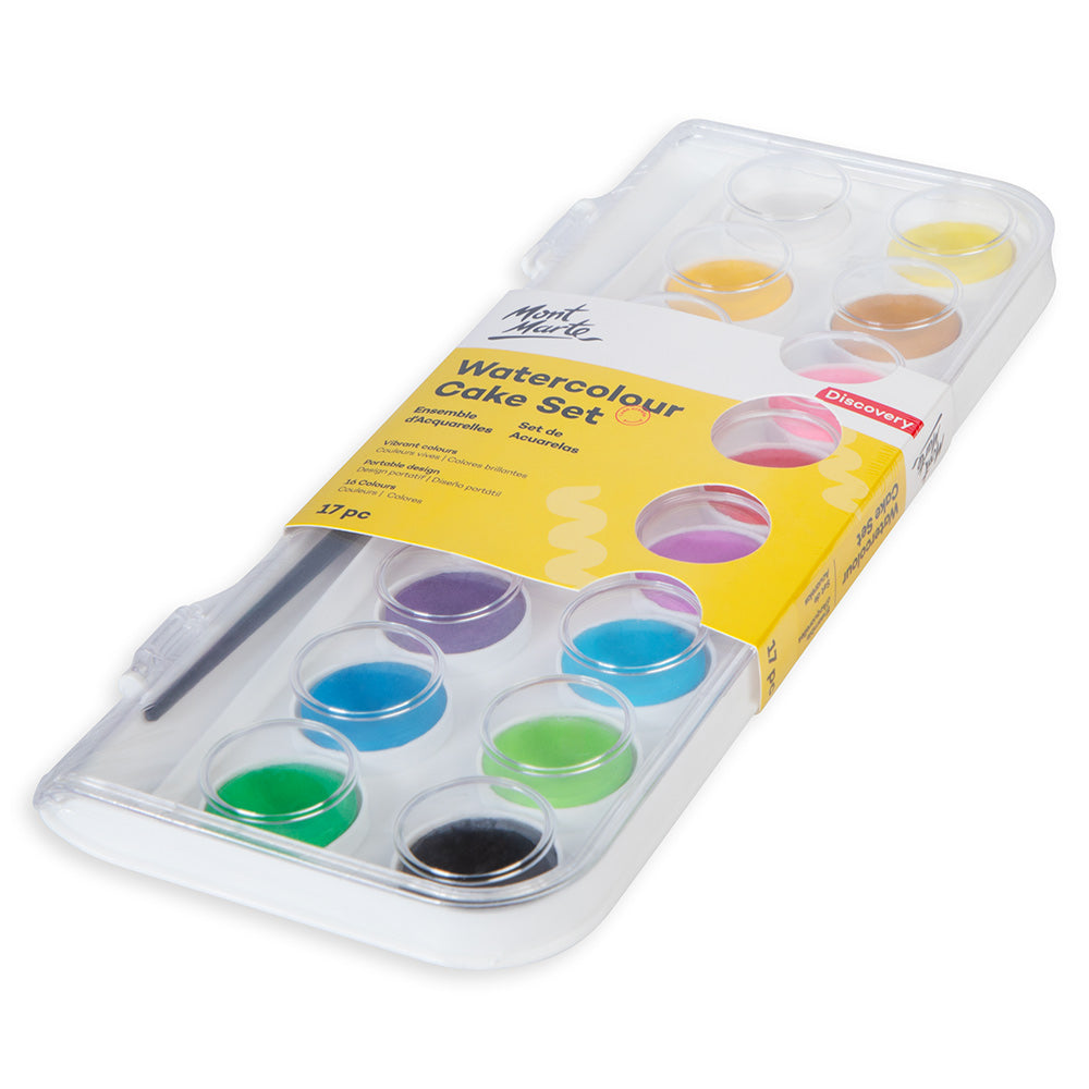 Watercolour Cake Set Discovery 17pc