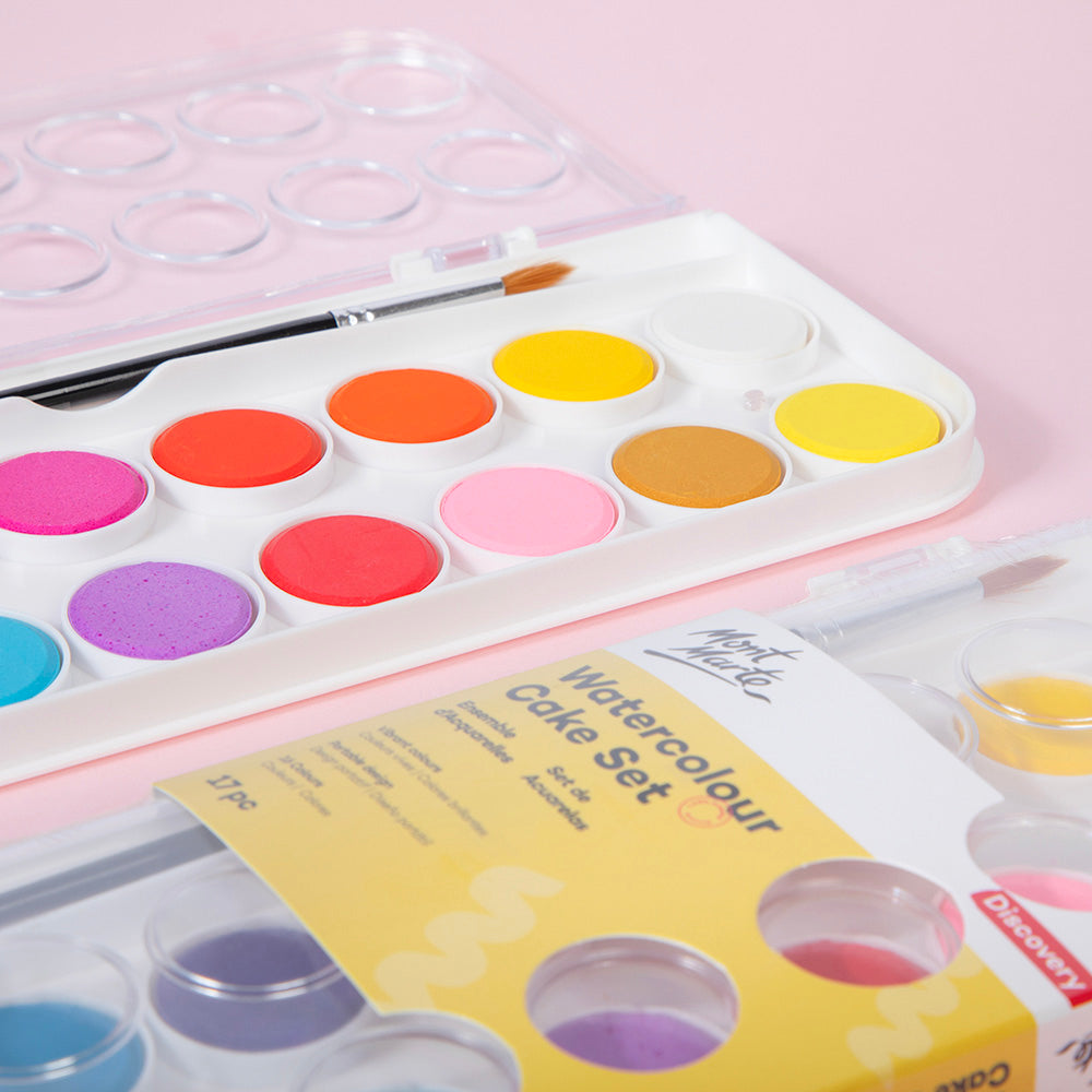 Watercolour Cake Set Discovery 17pc