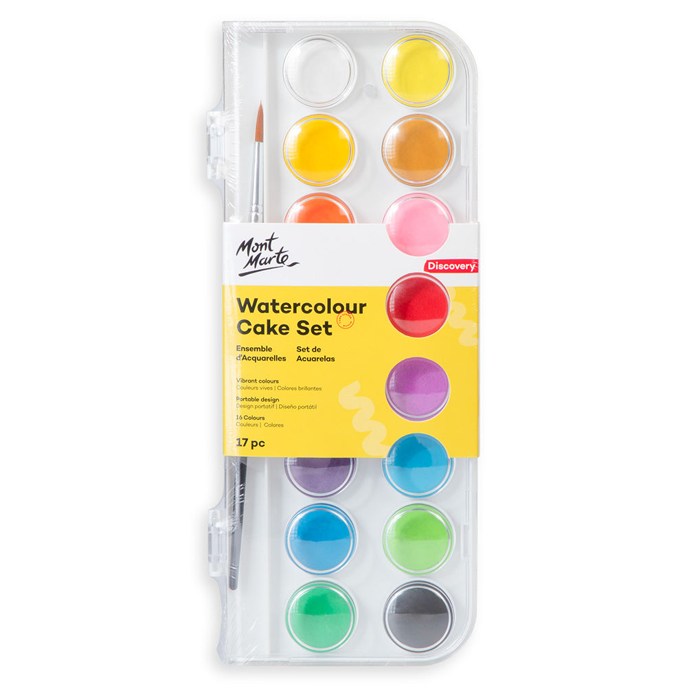 Watercolour Cake Set Discovery 17pc