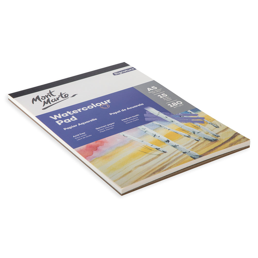 Mont Marte Watercolour Pad German Paper A5 180gsm 15sht Secondary image