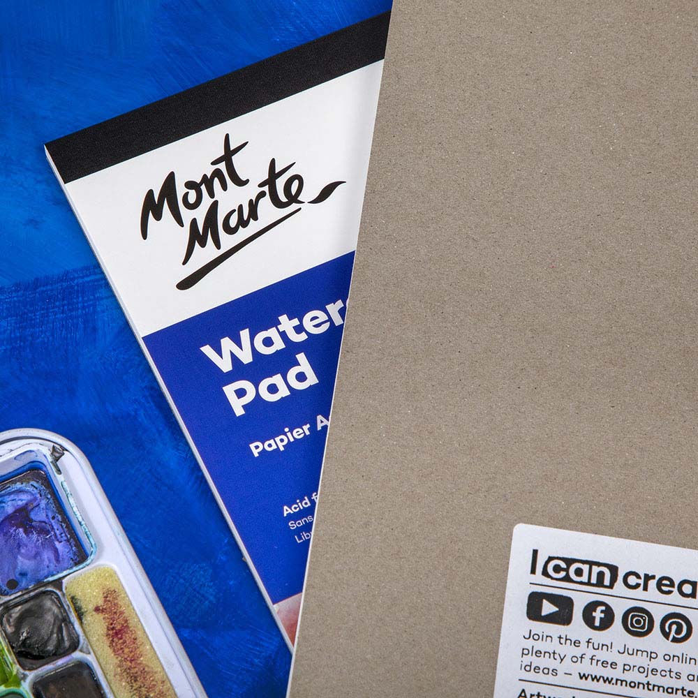 Mont Marte Watercolour Pad German Paper A5 180gsm 15sht - Al Masam Stationery LLC - Paint & Mix Media Surfaces - Paint & Mix Media Surfaces