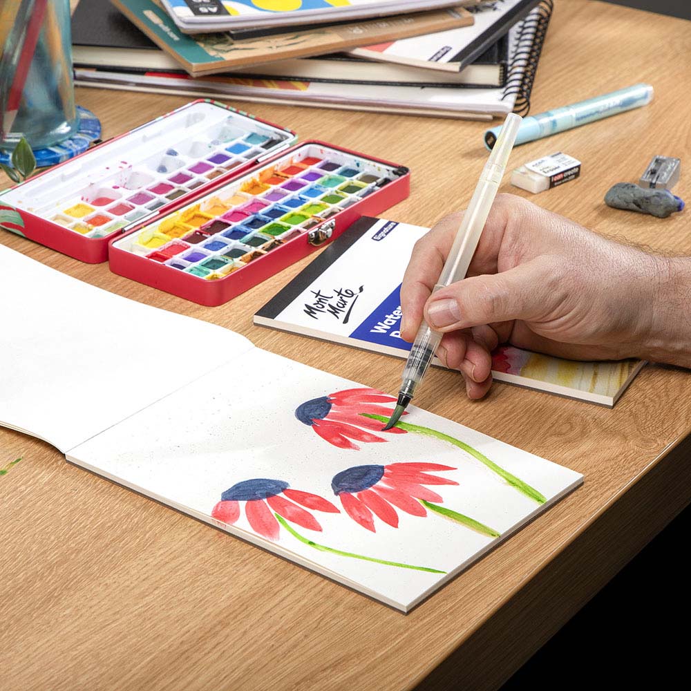 Mont Marte Watercolour Pad German Paper A5 180gsm 15sht - Al Masam Stationery LLC - Paint & Mix Media Surfaces - Paint & Mix Media Surfaces