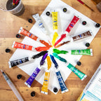 Mont Marte Watercolour Paint Set 12pc x 12ml for Beginners, Students & Art Projects