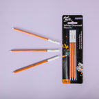 Mont Marte White Charcoal Pencils 3pc for Highlights on Dark Paper & Sketching