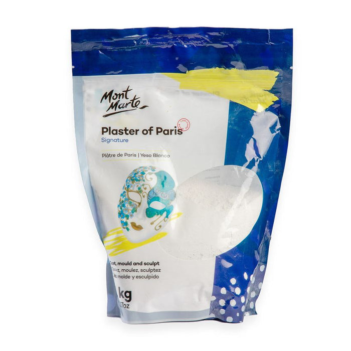 Mont Marte Plaster of Paris 1kg for Casting, Modelling & School Craft Projects - Al Masam Stationery LLC - art & craft - art & craft