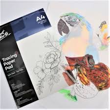 Mont Marte Tracing Paper Pad A4 60gsm 40 Sheets for Drawing, Design & Pattern Transfer Main image