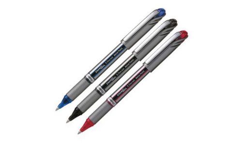 Pentel Metal Tip Energel Roller Gel Pen Black 0.7 mm Blue & Black Pack - Al Masam Stationery LLC Main image