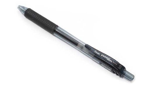 Pentel Energel-X Metal Tip Pen Black 0.5 mm Black - Al Masam Stationery LLC Main image