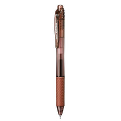 Pentel Energel-X Metal Tip Pen 0.5 mm Brown - Al Masam Stationery LLC