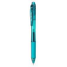 Pentel Energel-X Metal Tip Pen 0.5 mm Turquoise Blue - Al Masam Stationery LLC