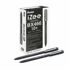 Pental Izee Retractable Ball Point Pen 0.1mm Black - Al Masam Stationery LLC