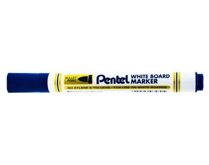 Pentel Marker White Board Bulet Tip Blue - Al Masam Stationery LLC Main image