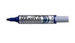 Pentel Maxiflo White Board Marker Bullet Tip Blue - Al Masam Stationery LLC