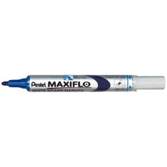 Pentel Maxiflo White BoardMarker Slim Bullet Tip Blue - Al Masam Stationery LLC