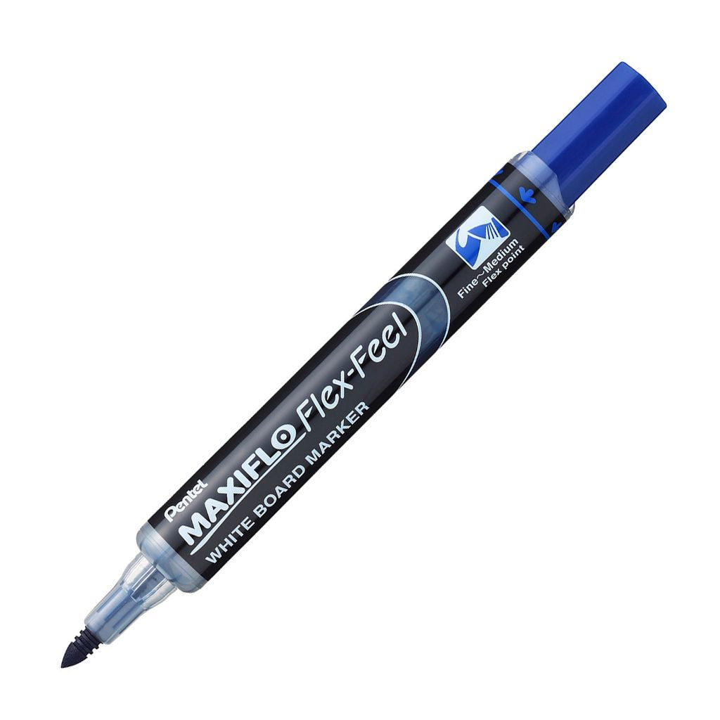 Pentel Maxiflo White Board Marker Flex-Feel Blue - Al Masam Stationery LLC Main image