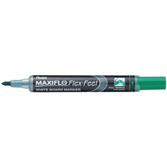 Pentel Maxiflo White Board Marker Flex-Feel Green - Al Masam Stationery LLC