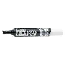 Pentel Maxiflo White Board Marker Chisel Tip Black - Al Masam Stationery LLC Main image