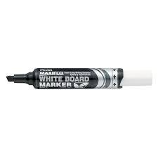 Pentel Maxiflo White Board Marker Chisel Tip Black - Al Masam Stationery LLC