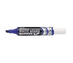 Pentel Maxiflo White BoardMarker Slim Chisel Tip Blue - Al Masam Stationery LLC