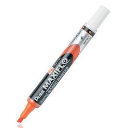 Pentel Maxiflo White BoardMarker Slim Chisel Tip Orange - Al Masam Stationery LLC Main image