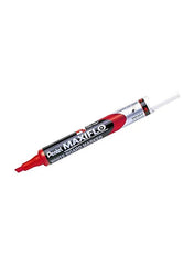 Pentel Maxiflo White BoardMarker Slim Chisel Tip Red - Al Masam Stationery LLC