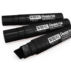 Pentel Permanent Marker Black 6 Pcs Box - Al Masam Stationery LLC