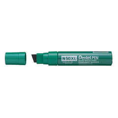 Pentel Permanent Marker Green 6 Pcs Box - Al Masam Stationery LLC