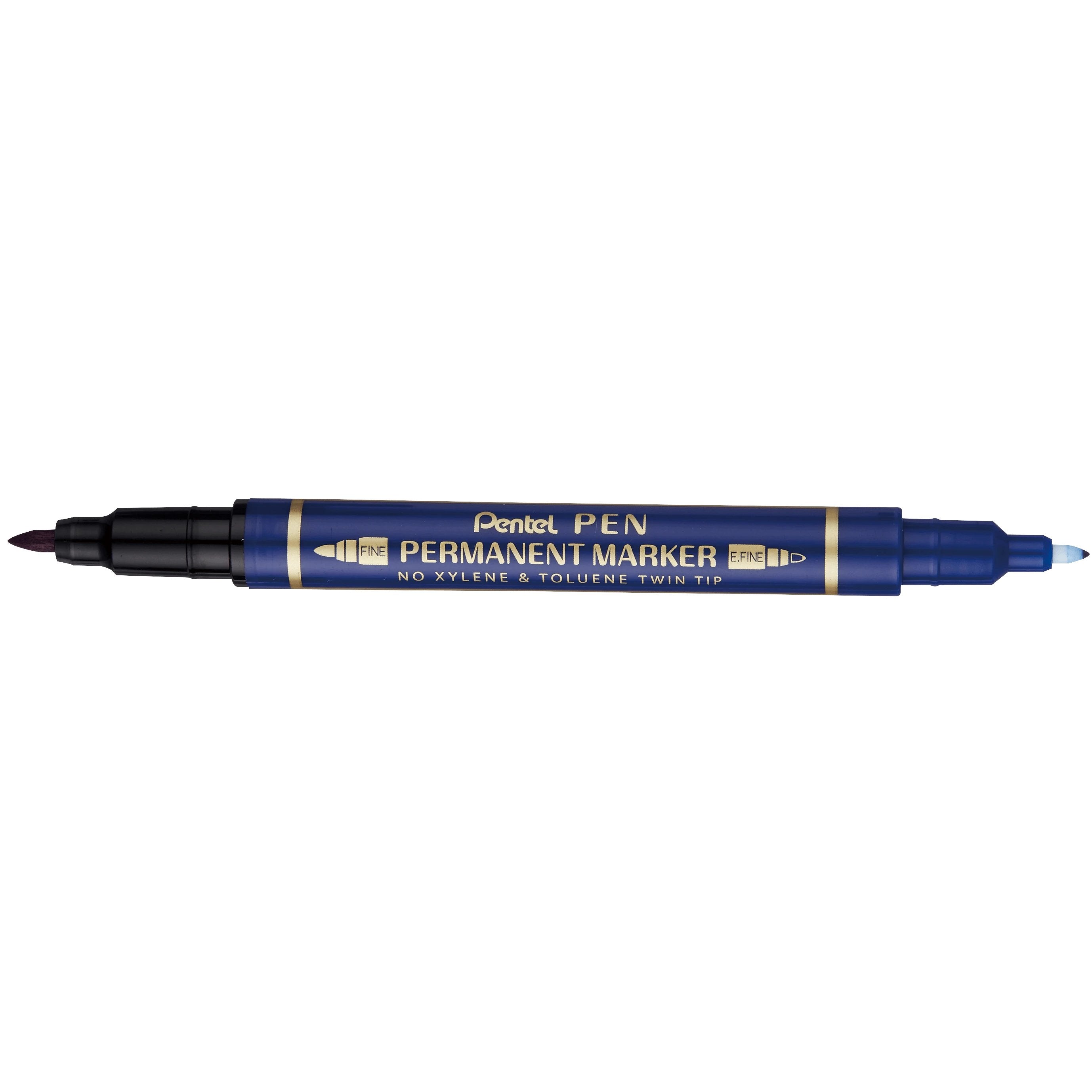 Pentel Twin Tip Marker Blue - Al Masam Stationery LLC