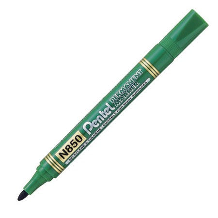 Pentel Marker Permanent Bullet Tip Green - Al Masam Stationery LLC Main image