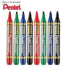 Pentel Maxiflo Whiteboard Marker Chisel Tip Black - Al Masam Stationery LLC