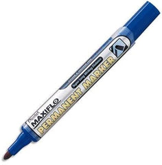 Pentel Maxiflo Permanent Bullet Tip Blue - Al Masam Stationery LLC