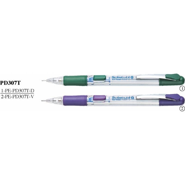 Pental Click Twist-Erase Mechanical Pencil Multicolour 0.7mm Violet - Al Masam Stationery LLC Main image