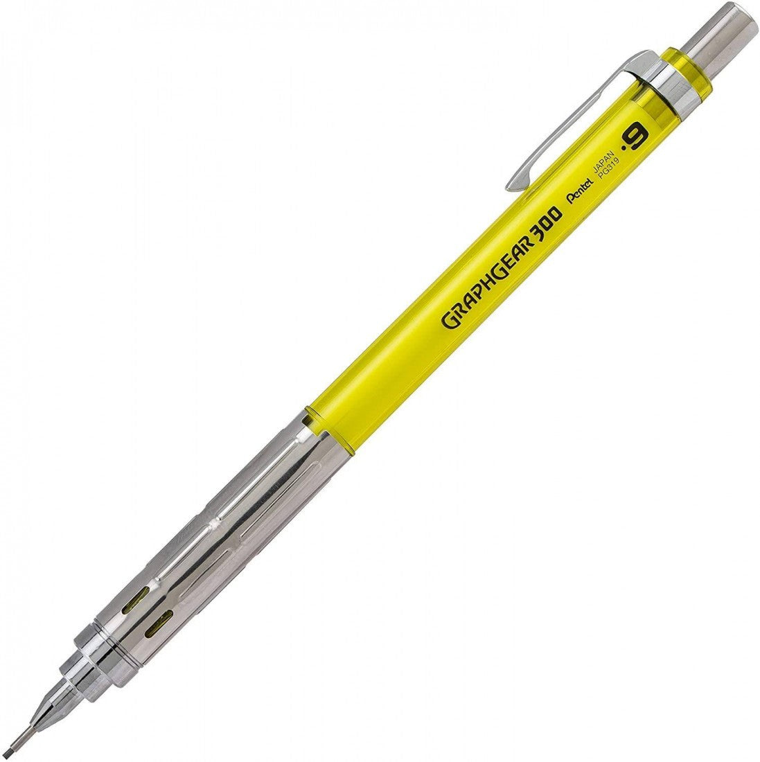 Pentel Graph Mechanical Pencil 0.9mm Yellow - Al Masam Stationery LLC Main image